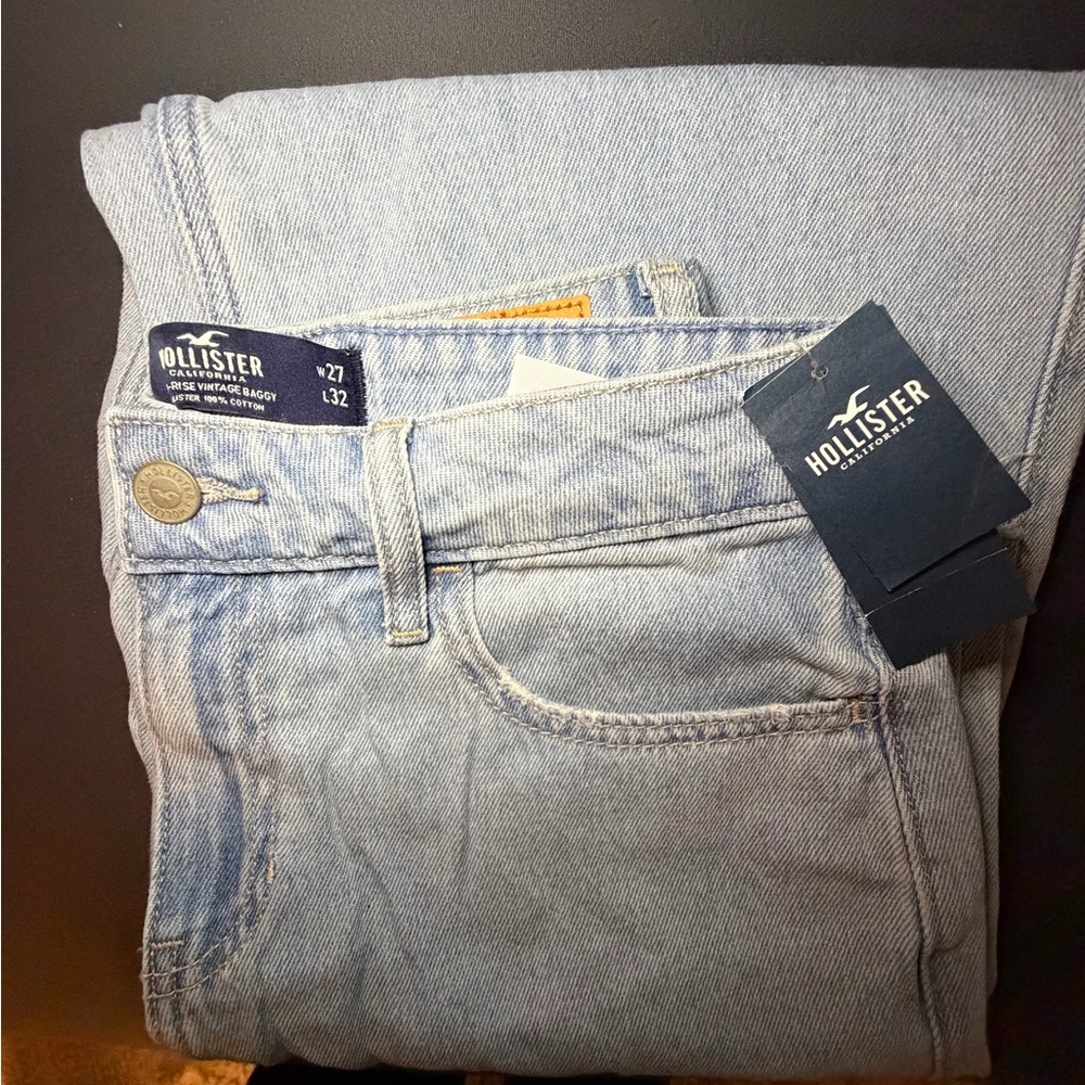 Hollister Light Blue Boot Cut Jeans